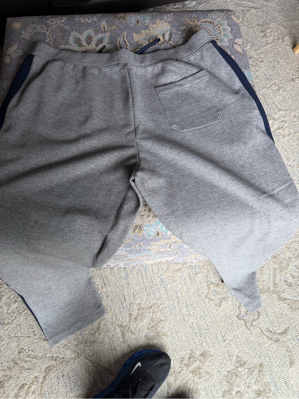 Polo by Ralph Lauren Gray Sweatpants with Navy Trim